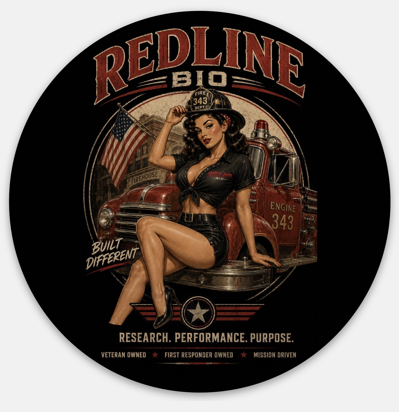 Firehouse Sweetheart Sticker