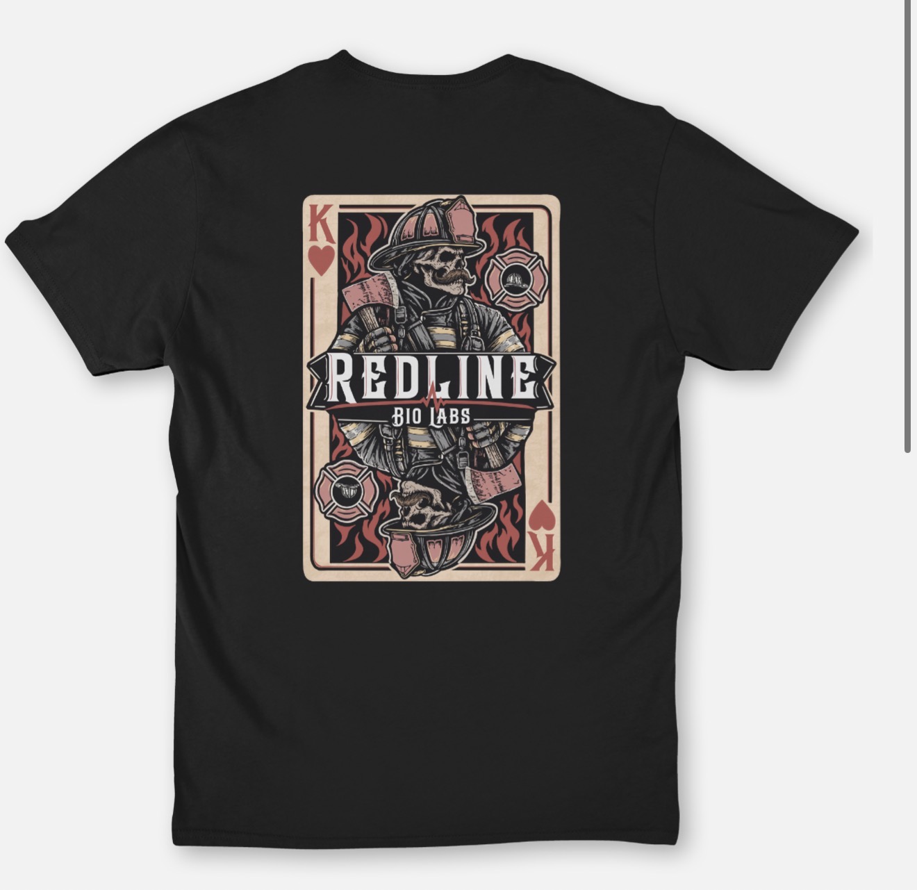 Redline Bio King of Hearts Axe Tee — $31.68 tee