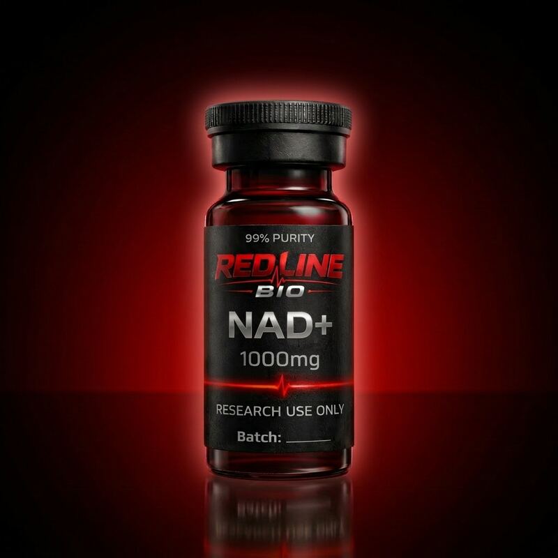 NAD+ research peptide vial