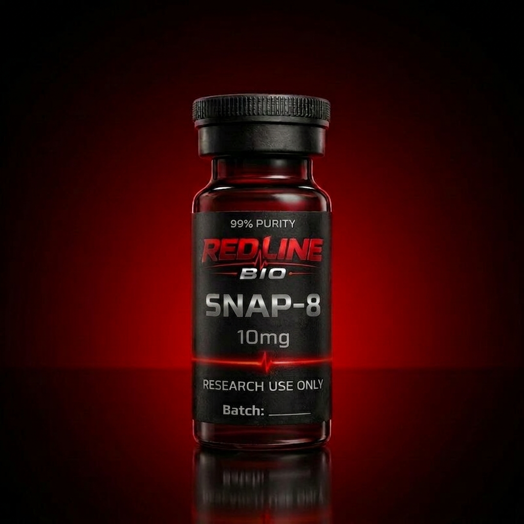 SNAP-8 research peptide vial